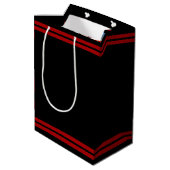 Sac Cadeau Moyen Panneau blanc les années 50 Retro Diner (Dos Angle)