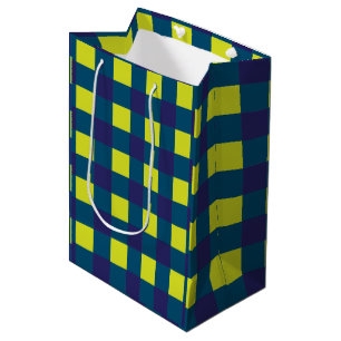 Sac Cadeau Moyen Panneau de contrôle bleu Green Navy