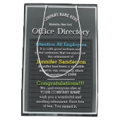 Sac Cadeau Moyen Panneau de retrait personnalisé et mignon (Dos)