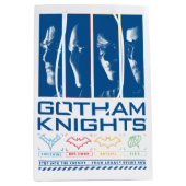 Sac Cadeau Moyen Panneaux de visage Gotham Knights (Devant)