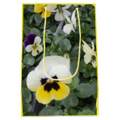 Sac Cadeau Moyen Pansies colorées Pâques (Dos)