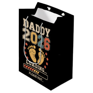 Sac Cadeau Moyen Papa 2026 Chargement Annonce de Bébé Papa Futur