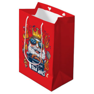 Sac Cadeau Moyen Papa blagues drôles roi du grill
