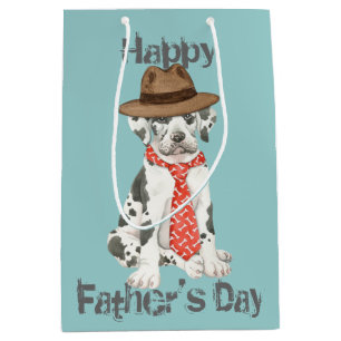 Sac Cadeau Moyen Papa de great dane