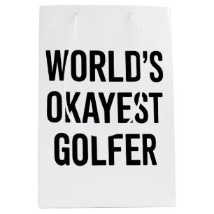 Sac Cadeau Moyen Papa golfeur le plus moyen du monde Fête des pères