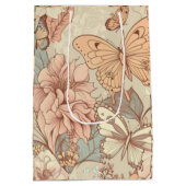 Sac Cadeau Moyen Papier à envelopper Feuille plate de 3 (Dos)