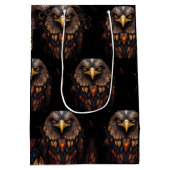 Sac Cadeau Moyen Papier à envelopper Feuille plate de 3 (Dos)