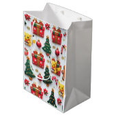 Sac Cadeau Moyen papier cadeaux Pokémon (Devant Angle)
