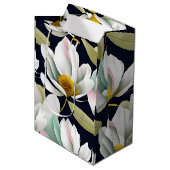 Sac Cadeau Moyen Papier de tissus Magnolia (Devant Angle)