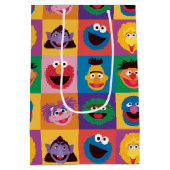 Sac Cadeau Moyen Papier d'enveloppement Elmo et Friends (Dos)