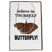 Sac Cadeau Moyen Papillon Croyez En Votre Papillon (Devant)