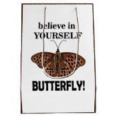 Sac Cadeau Moyen Papillon Croyez En Votre Papillon (Dos)