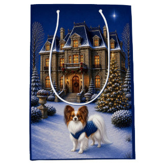 Sac Cadeau Moyen Papillon de Noël
