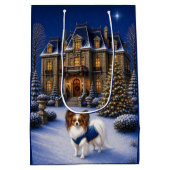 Sac Cadeau Moyen Papillon de Noël  (Dos)