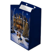 Sac Cadeau Moyen Papillon de Noël  (Dos Angle)