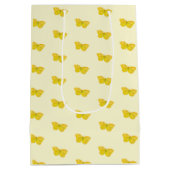 Sac Cadeau Moyen Papillon jaune Commun Brimstone Flying (Dos)