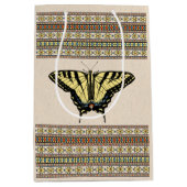 Sac Cadeau Moyen Papillon Southwestern jaune Swallowtail (Devant)