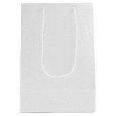 Sac Cadeau Moyen Papillon sur hydrangea blanc 70e anniversaire (Dos)