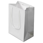 Sac Cadeau Moyen Papillon sur hydrangea blanc 70e anniversaire (Dos Angle)