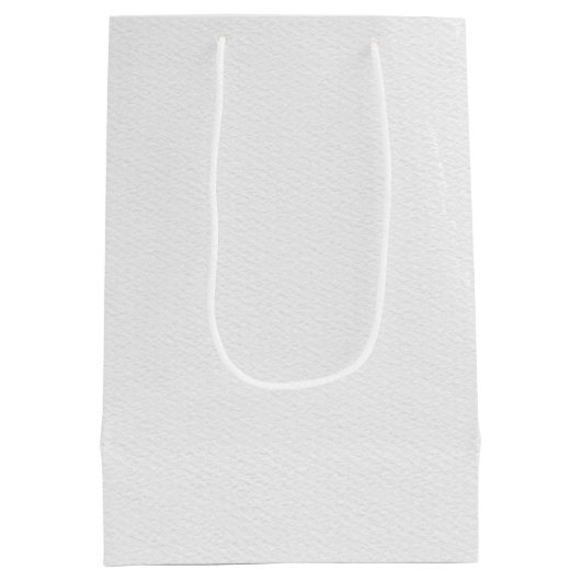 Sac Cadeau Moyen Papillon sur Hydrangea blanche 65e anniversaire (Dos)