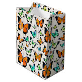 Sac Cadeau Moyen Papillons d'été (Dos Angle)