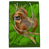 Sac Cadeau Moyen Parcelle Silencieuse Se Détendre Dans Un Arbre (Devant)