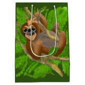 Sac Cadeau Moyen Parcelle Silencieuse Se Détendre Dans Un Arbre (Dos)