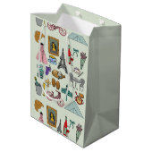 Sac Cadeau Moyen Paris romantique (Dos Angle)