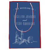 Sac Cadeau Moyen Paris Wedding Favor (Devant)