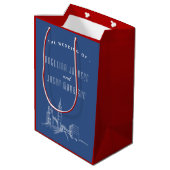 Sac Cadeau Moyen Paris Wedding Favor (Dos Angle)