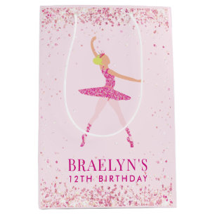 Sac Cadeau Moyen Parties scintillant Ballerina Confetti Conception