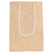 Sac Cadeau Moyen Parties scintillant rose Champagne (Dos)