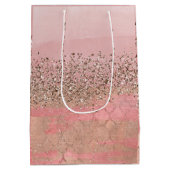 Sac Cadeau Moyen Parties scintillant rose vierge Marocaine Indian P (Dos)