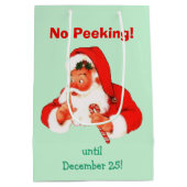 Sac Cadeau Moyen Pas de Pékin Père Noël Noël (Dos)