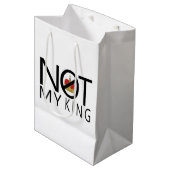 Sac Cadeau Moyen Pas mon roi (Devant Angle)