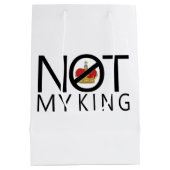 Sac Cadeau Moyen Pas mon roi (Dos)