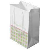 Sac Cadeau Moyen Pastel Motif Printemps couleurs joyeuses Anniversa (Dos Angle)