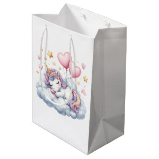 Sac Cadeau Moyen Pastel Unicorn