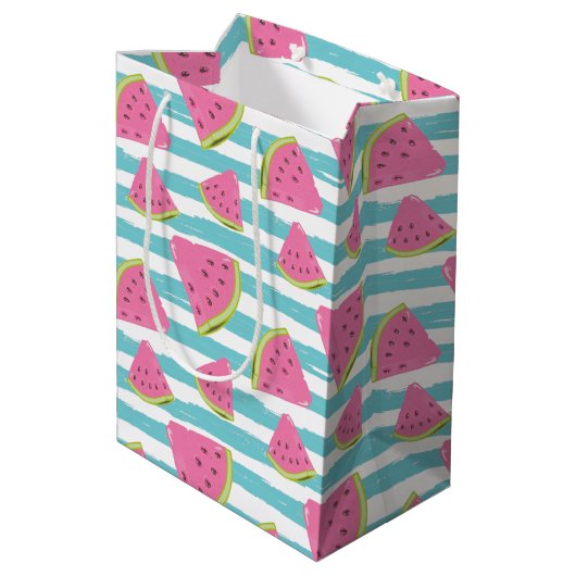 Sac Cadeau Moyen Pastèque (Dos Angle)