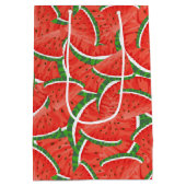 Sac Cadeau Moyen Pastèque tropicale fraîche (Dos)