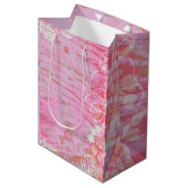 Sac Cadeau Moyen Patchwork Graffiti Mariage Anniversaire (Devant Angle)