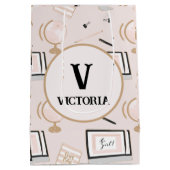 Sac Cadeau Moyen Patron de fille (Dos)