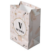 Sac Cadeau Moyen Patron de fille (Devant Angle)