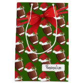Sac Cadeau Moyen Patters de football (Dos)