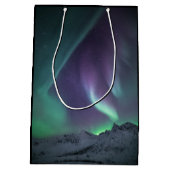 Sac Cadeau Moyen Paysage des aurores boréales (Dos)