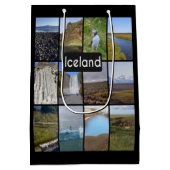 Sac Cadeau Moyen Paysage d'été islandais (Dos)