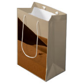 Sac Cadeau Moyen Paysage du désert des dunes de sable (Devant Angle)