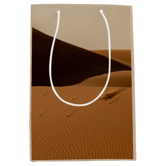 Sac Cadeau Moyen Paysage du désert des dunes de sable (Devant)