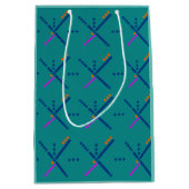 Sac Cadeau Moyen PDX Airport Carpet Portland Oregon Medium Cadeau (Devant)