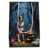 Sac Cadeau Moyen Peinture d'Halloween capricieuse australienne (Dos)